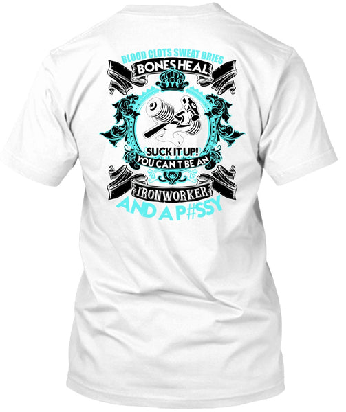 A black t-shirt with the shopify logo