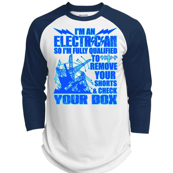 I'm An Electrician T Shirt, Being An Electrician T Shirt, Awesome T-Shirts  (Polyester Game Baseball Jersey)