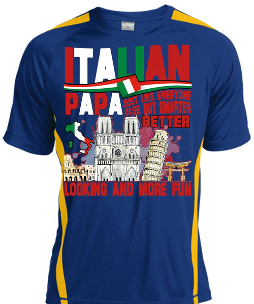 Italian Papa T Shirt, Smarter Looking T Shirt, Cool Shirt