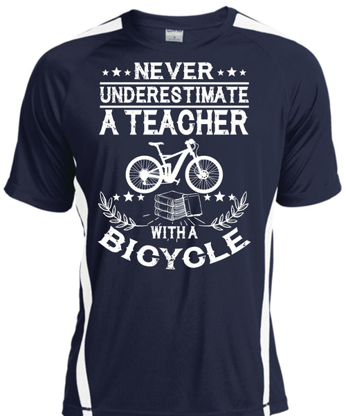 Teacher With A Bicycle T Shirt, Being A Teacher T Shirt, Cool Shirt