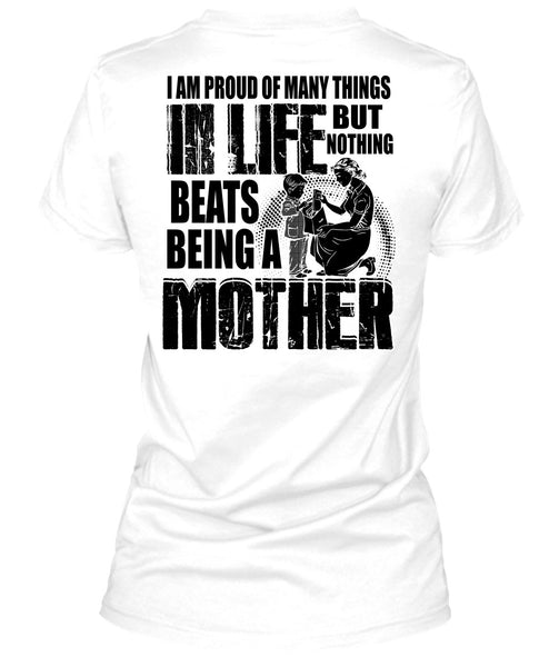 Being A Mother T Shirt, I Love Mom T Shirt