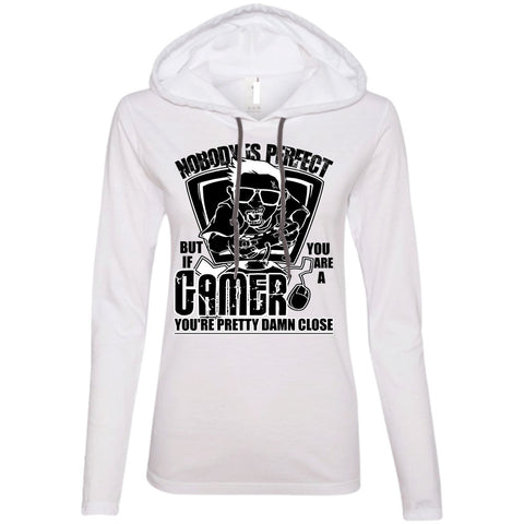 A black t-shirt with the shopify logo