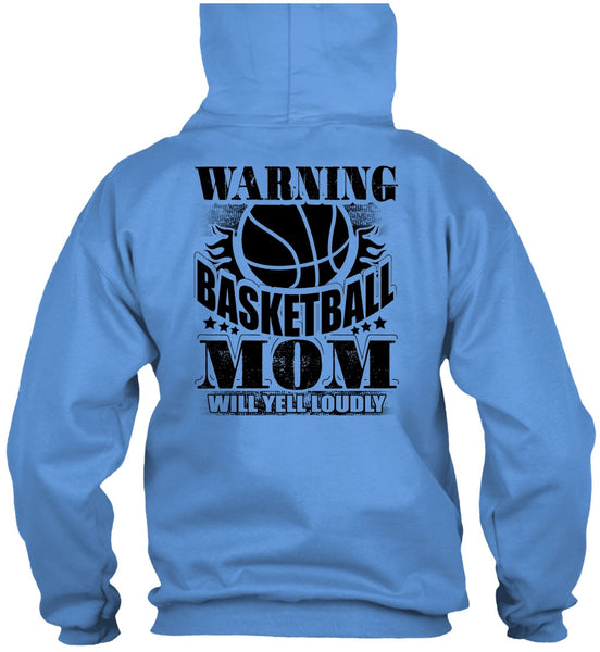 Warning Basketball Mom T Shirt, I Love Basketball T Shirt