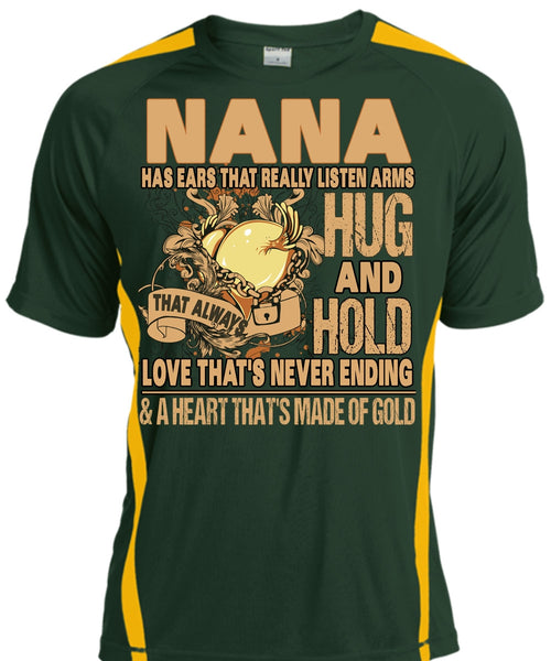 Nana Has Ears T Shirt, Hug And Hold T Shirt, Cool Shirt