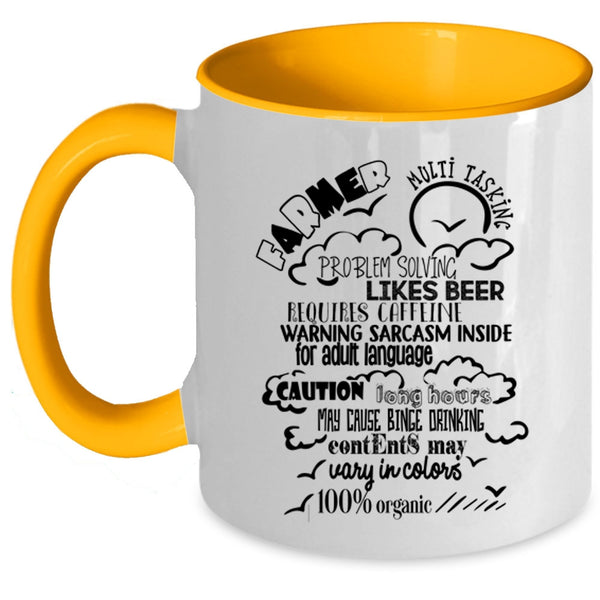 Awesome Farmers Coffee Mug, Farmer Accent Mug