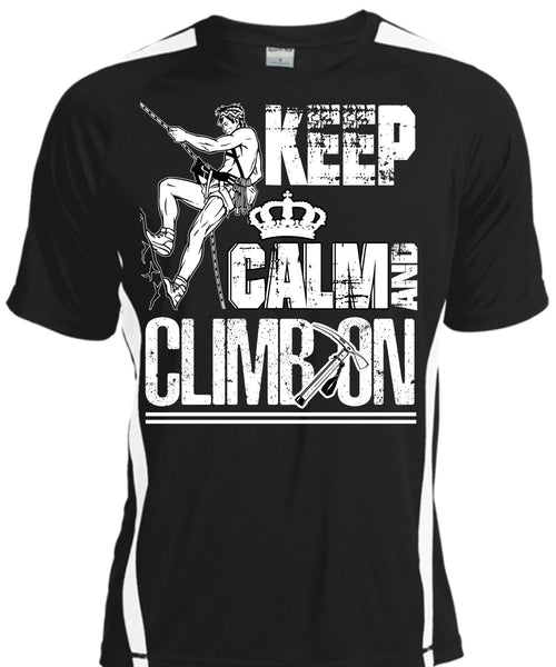 A black t-shirt with the shopify logo