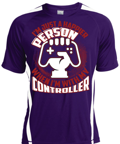 I'm Just A Happier Person T Shirt, Being A Gamer T Shirt, Cool Shirt