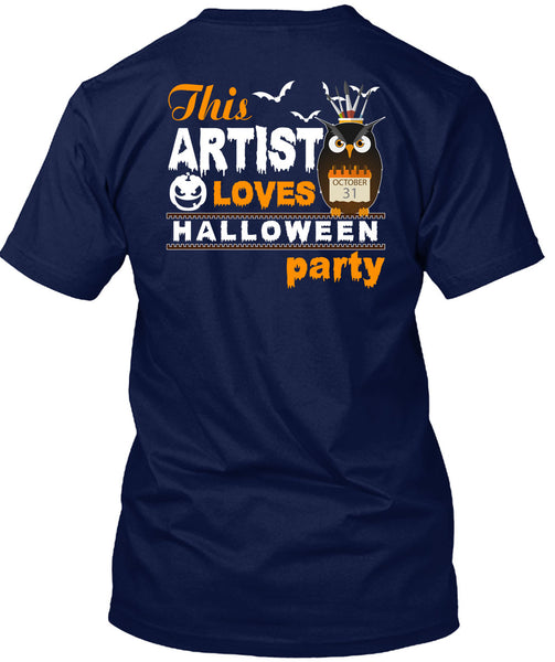 This Artist Loves Halloween Party T Shirt, I Love You Pumpkin T Shirt