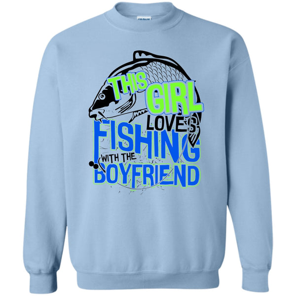 Coolest Fishing T Shirt, This Girl Loves Fishing Sweatshirt