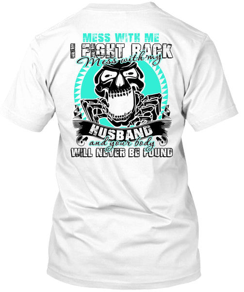 A black t-shirt with the shopify logo