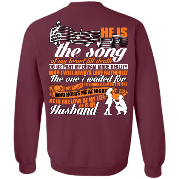 He Is My Husband T Shirt, I Love Husband Sweatshirt