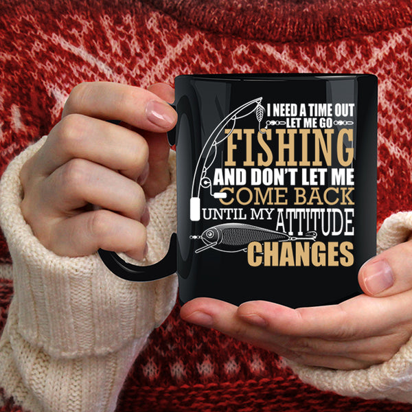 Let Me Go Fishing Coffee Mug, I Love Fishing Coffee Cup