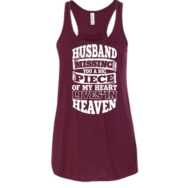 Husband Missing You T Shirt, A Piece Of My Heart T Shirt, Cool T Shirt