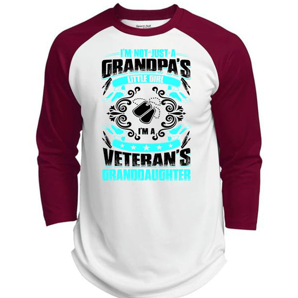 Grandpa's Little Girl T Shirt, I Love Veteran T Shirt, Awesome T-Shirts  (Polyester Game Baseball Jersey)