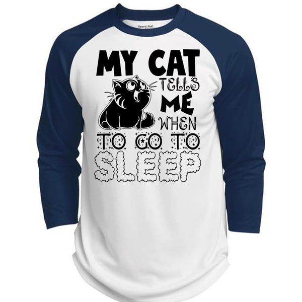 My Cat Tells Me T Shirt, I Love My Cat T Shirt, Awesome T-Shirts  (Polyester Game Baseball Jersey)