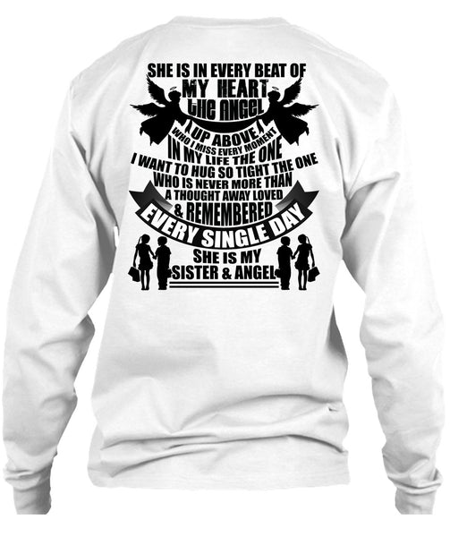 She Is My Sister And Angel T Shirt, I Love Sister T Shirt