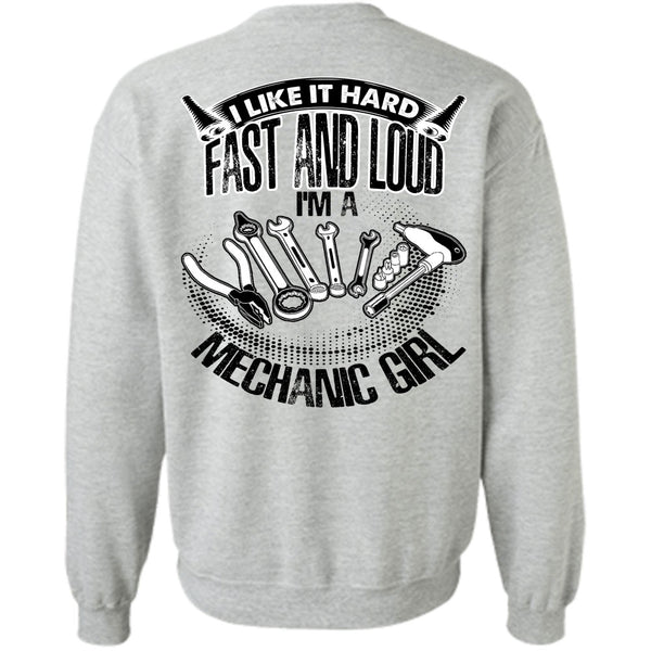 I Love Mechanic T Shirt, I'm A Mechanic Girl Sweatshirt