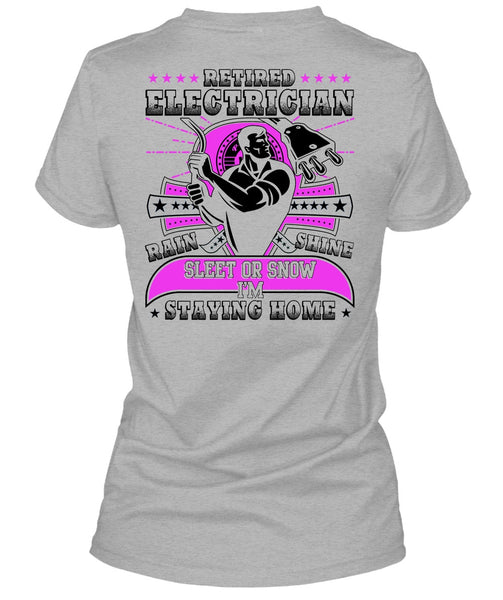 Retired Electrician T Shirt, I Love Electrician T Shirt