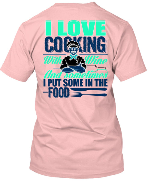 I Love Cooking T Shirt, I Love Chef T Shirt