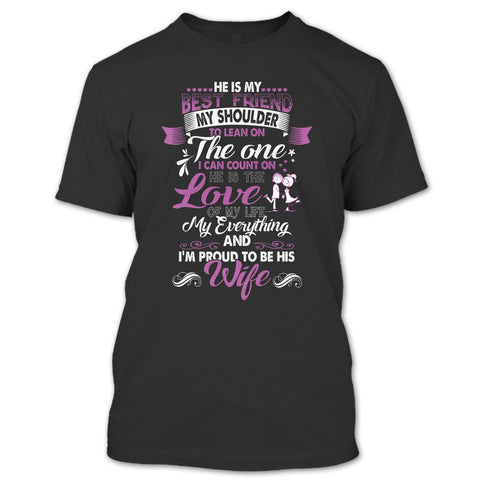 A black t-shirt with the shopify logo