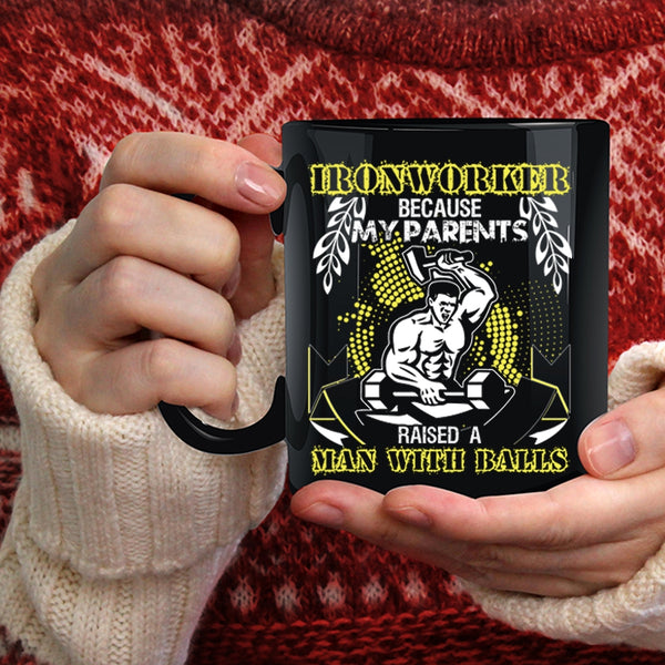 Ironworker Coffee Mug, Cool Gift For Ironworkers Coffee Cup