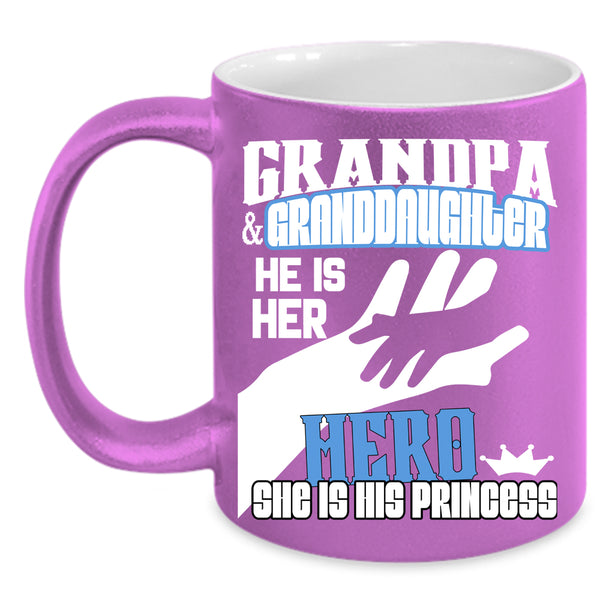 Grandpa And Granddaughter Coffee Mug, Best Grandpa Coffee Cup
