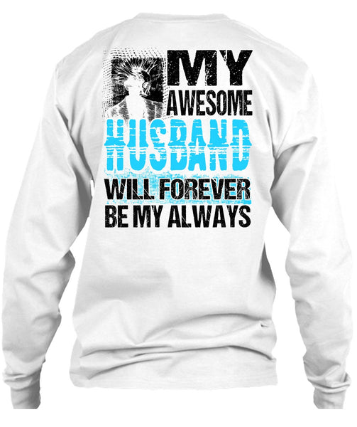 My Awesome Husband T Shirt, I Love Husband T Shirt