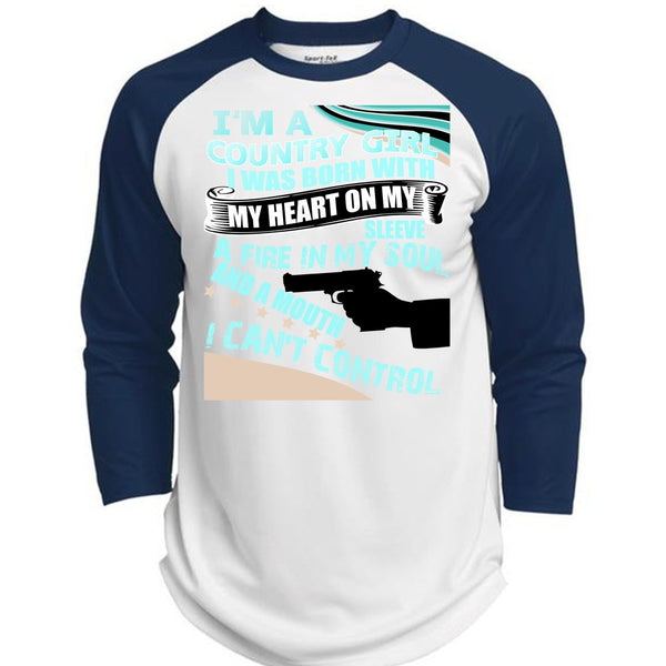 I'm A Country Girl T Shirt, I Love Veteran T Shirt, Awesome T-Shirts  (Polyester Game Baseball Jersey)