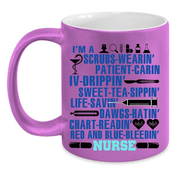 Funny Nurses Coffee Mug, I'm A Nurse Accent Mug