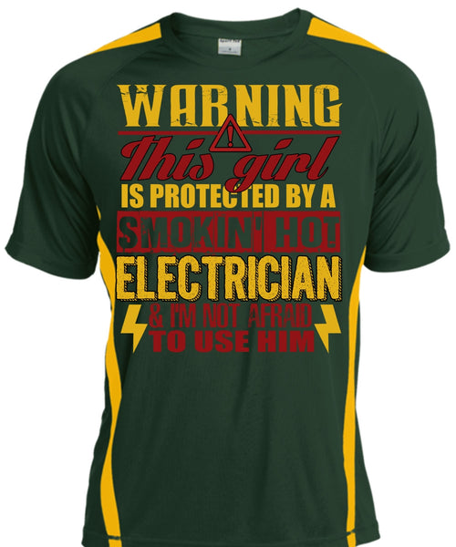 Smoking Hot Electrician T Shirt, Being An Electrician T Shirt, Cool Shirt