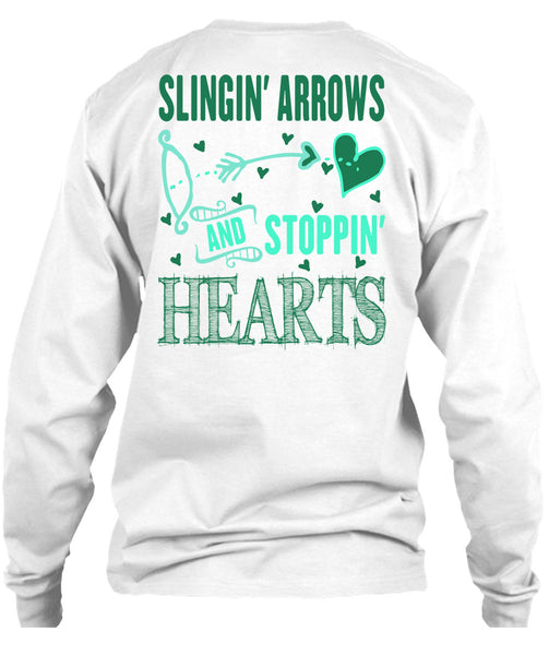 Slinging Arrows And Stopping Hearts T Shirt, Being A Husband T Shirt