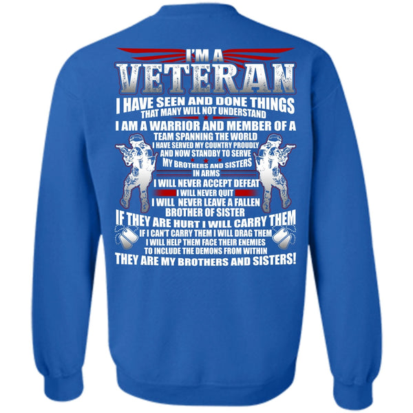 My Brothers And Sisters T Shirt, I Love Veteran Sweatshirt