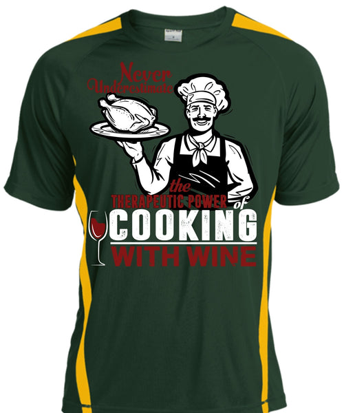 Cooking With Wine T Shirt, Being A Cooker T Shirt, Cool Shirt