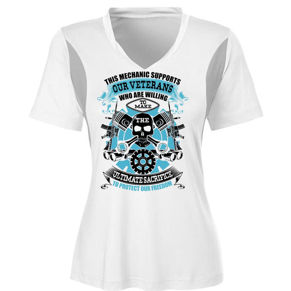 This Mechanic Supports Our Veterans T Shirt, I Love Mechanic T Shirt, Awesome T-Shirts