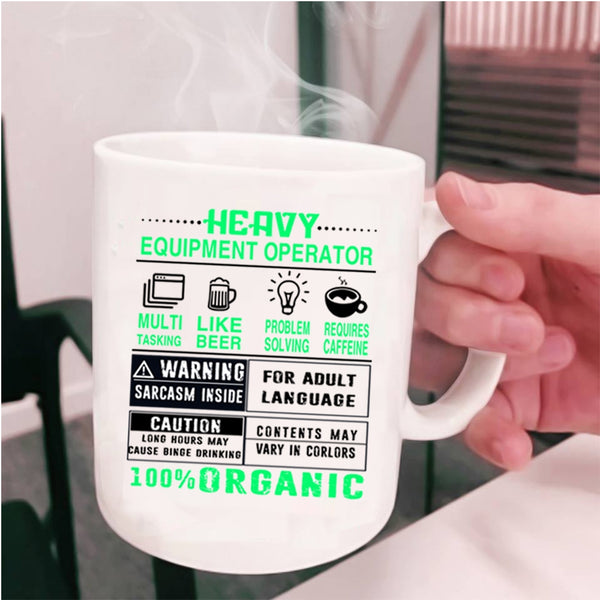 Cute Welder Coffee Mug, Heavy Equipment Operator Cup