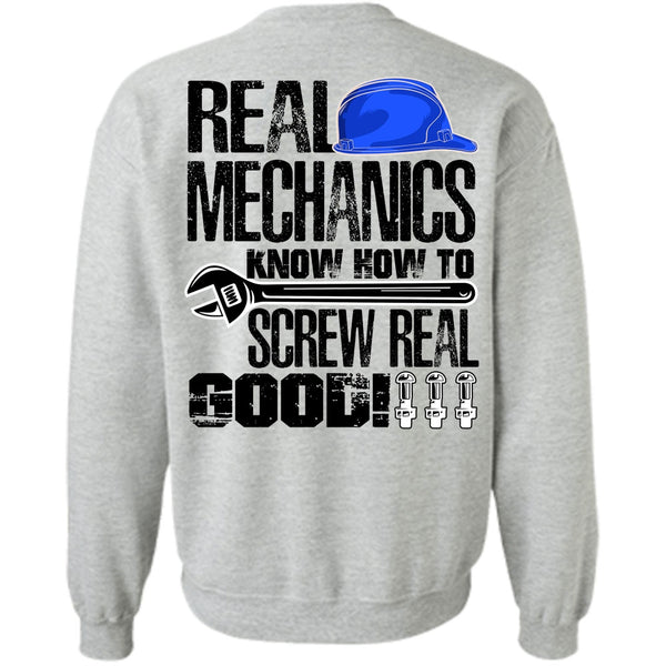 I Love Mechanic T Shirt, Real Mechanics Sweatshirt
