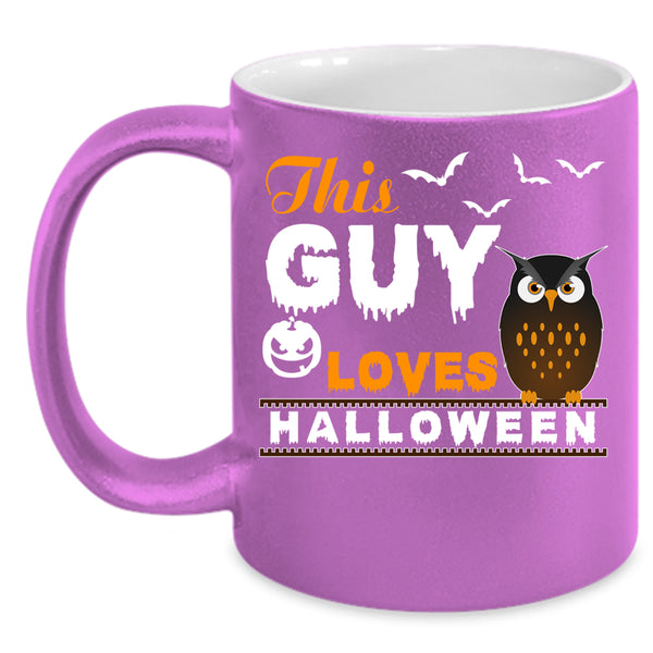 This Guy Loves Halloween Coffee Mug, Gift For My Son Coffee Cup