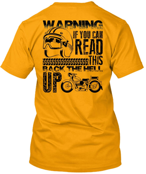 You Can Read T Shirt, I Love Biker T Shirt