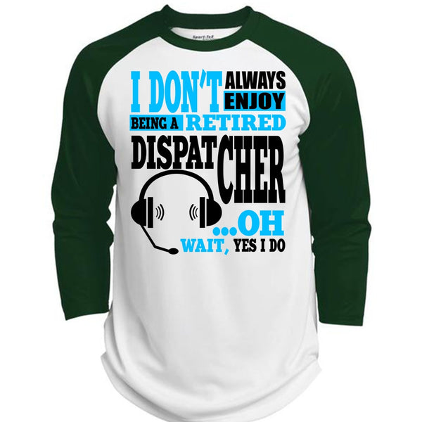 Being A Retired Dispatcher T Shirt, My Job T Shirt, Awesome T-Shirts  (Polyester Game Baseball Jersey)