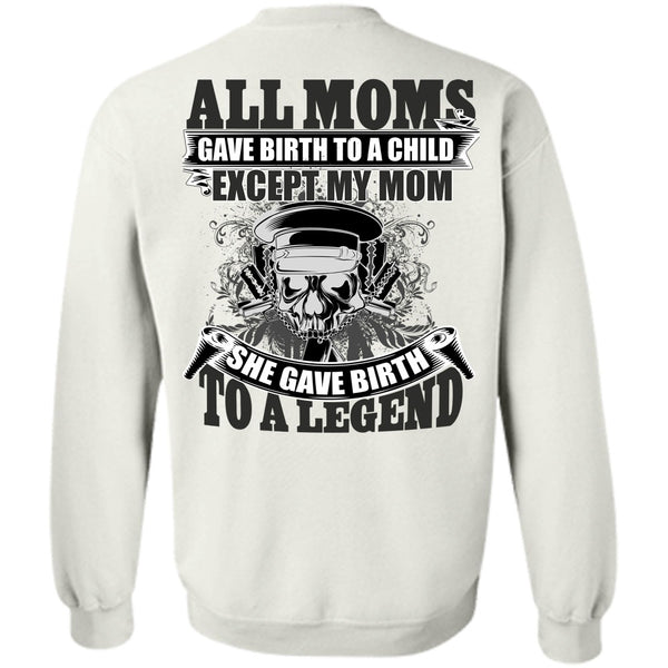 A black t-shirt with the shopify logo