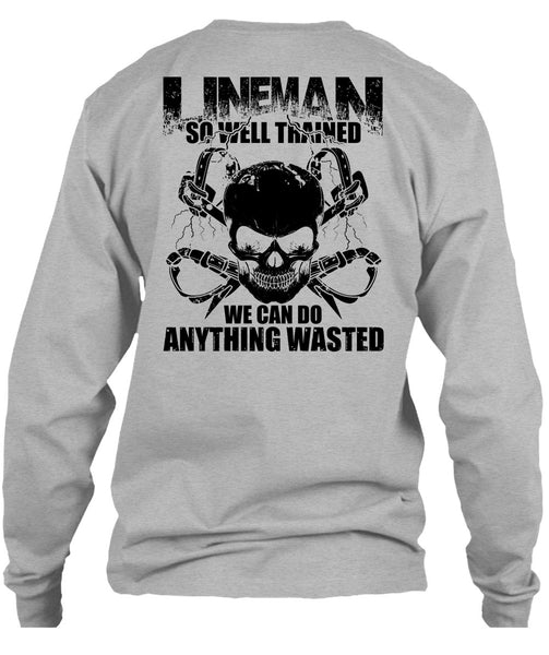 Lineman So Well Trained T Shirt, I Love Lineman T Shirt