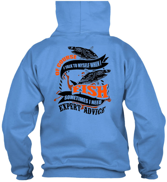 I Talk To Myself When I Fish T Shirt, I Love Fishing T Shirt