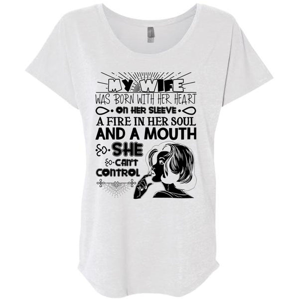 My Wife Was Born With Her Heart T Shirt, I Love Wife T Shirt, Awesome T-Shirts