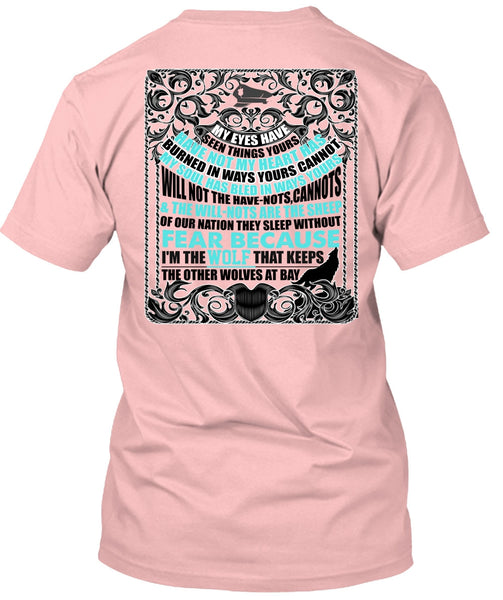 I'm The Wolf T Shirt, I Love Police T Shirt