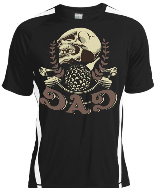 A black t-shirt with the shopify logo