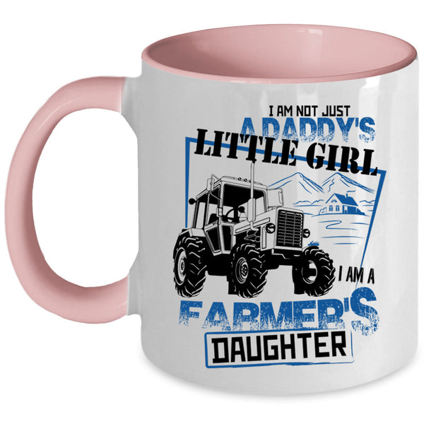 Daddy's Little Girl Coffee Mug, I Am A Farmer's Daughter Accent Mug