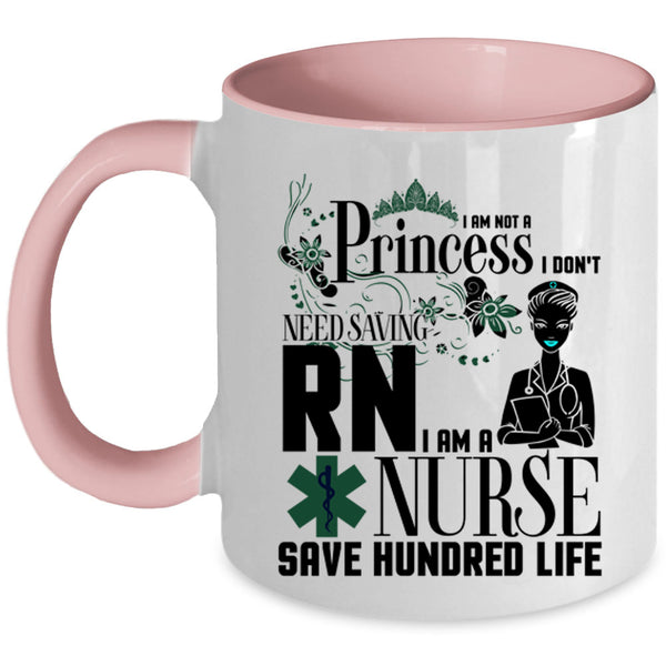 Pretty Daughter Coffee Mug, I Am A Nurse Accent Mug