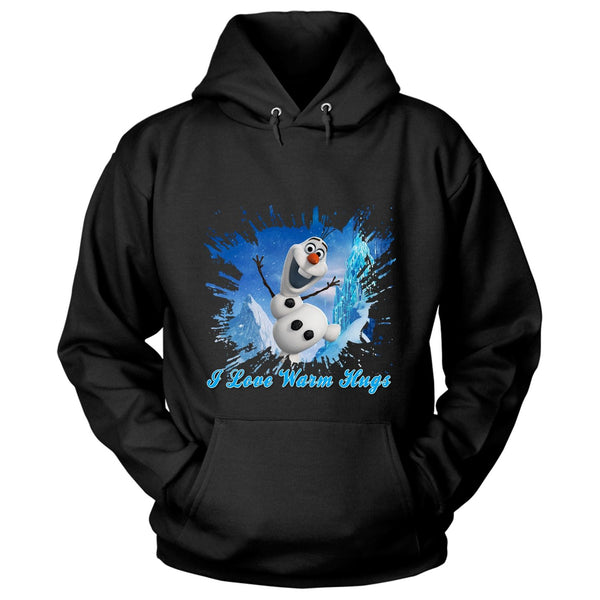 A black t-shirt with the shopify logo