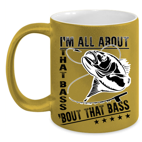 Funny Gift For Dad Coffee Mug, Awesome Fishing Accent Mug