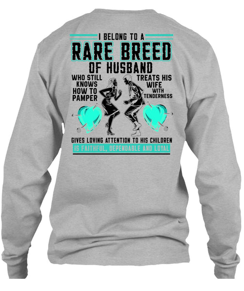 Rare Breed Of Husband T Shirt, I Love Husband T Shirt
